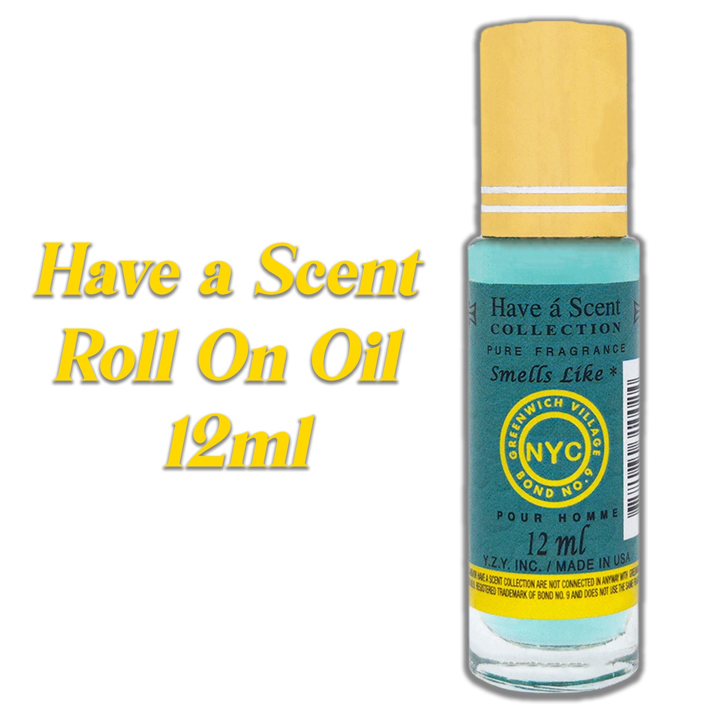 Have A Scent Men's Pure Fragrance Smells Like Roll On Oil
