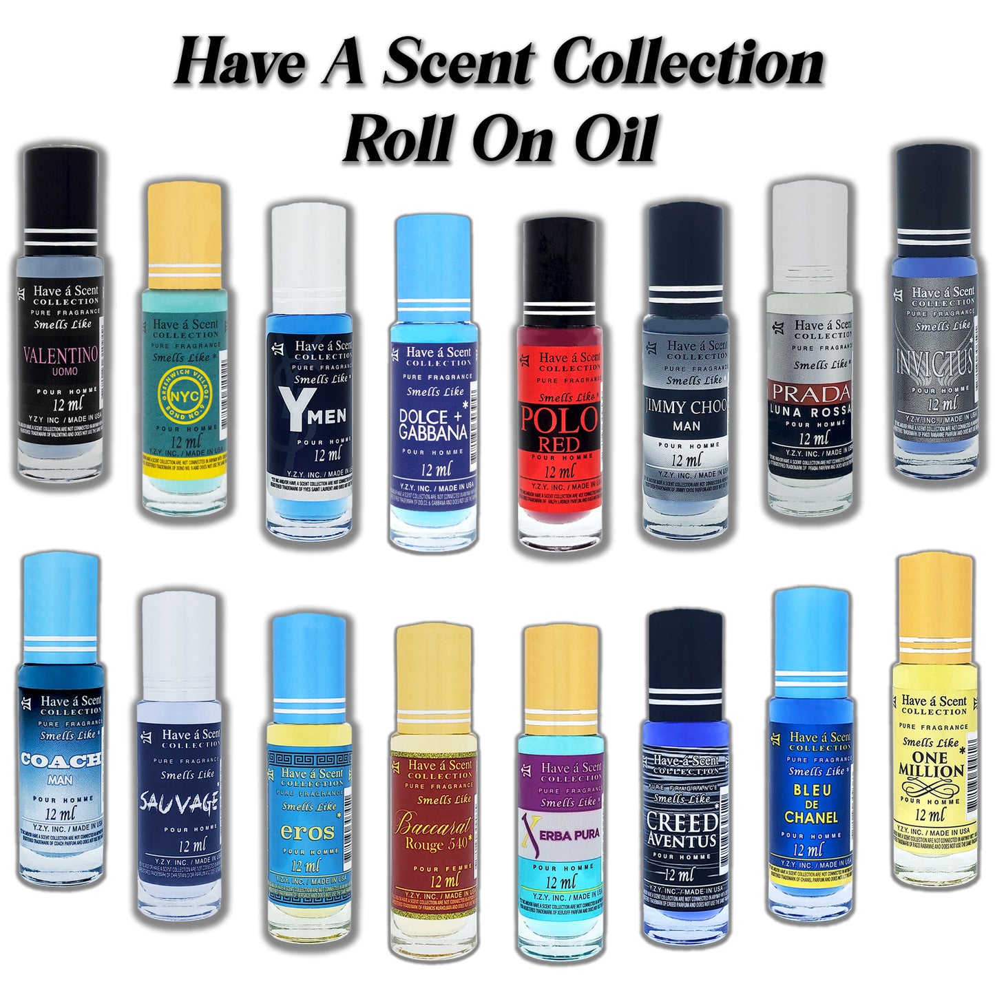 Have A Scent Men's Pure Fragrance Smells Like Roll On Oil