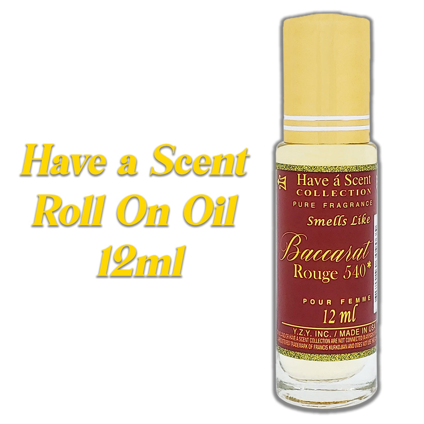 Have A Scent Men's Pure Fragrance Smells Like Roll On Oil